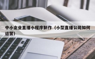 尉氏中小企业直播小程序制作（小型直播公司如何运营）
